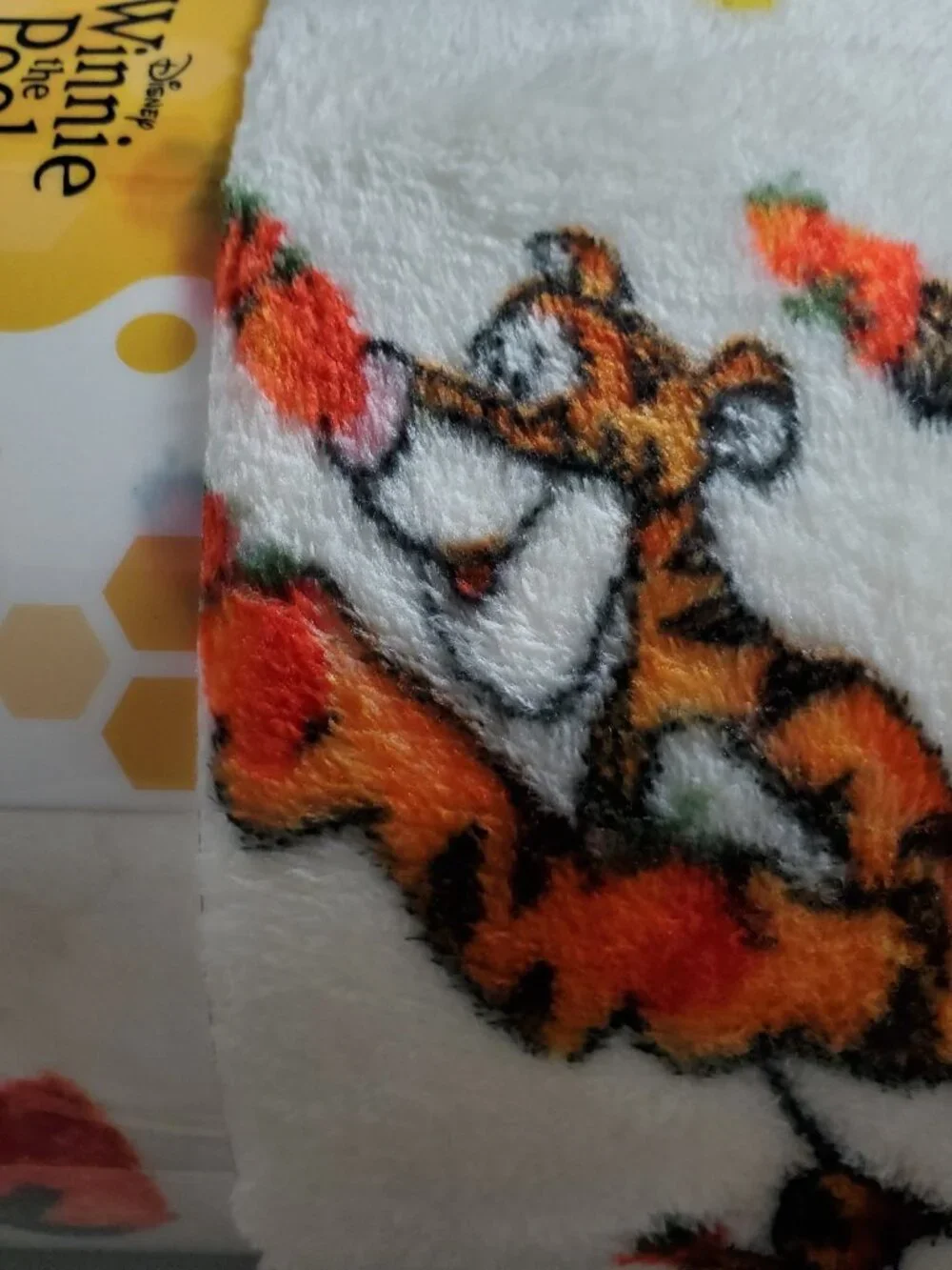 The Big One Plush Throw Blanket Disney 100 Years Winne the Pooh & Berries New